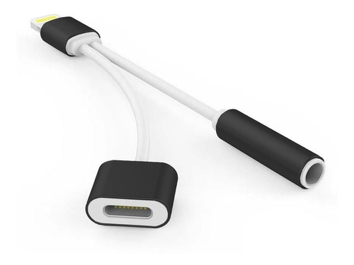 Splitter iPhone Mini Plug 3.5mm Carga Auriculares 7 8 X Xs