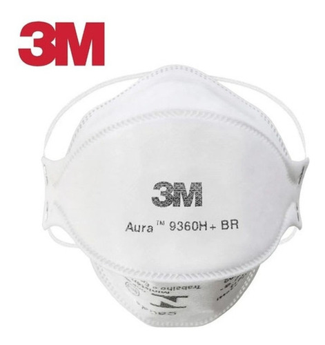 Máscara 3m Pff2 N95 Aura 9320 Br Prot Resp Anvisa Inmetro