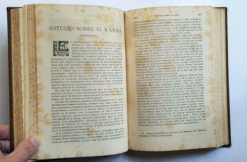 Loto Blanco Anuario De Teosofia Barcelona 1917 Blavatsky (Usado)