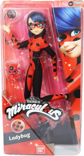 Figura Ladybug Outfit Rojo Con Negro 1/6 Miraculous Bandai