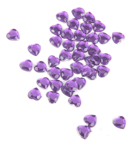 3 Paquete De 3-4 Adornos De Corazón Con Diamantes 3 Piezas