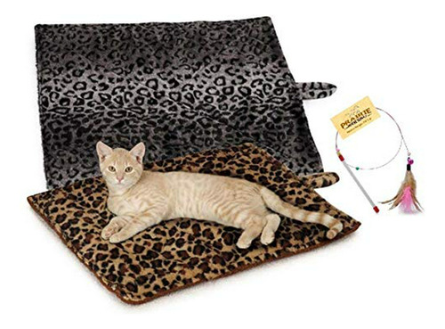 Colchoneta Térmica Para Gatos Con Juguete Gratis, Cama Acoge