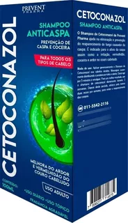 Shampoo Cetoconazol Prevenção Anticaspa Coceira 100ml