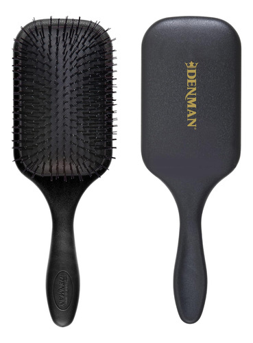 Denman Tangle Tamer Ultra (negro) Cepillo De Paleta Desenred