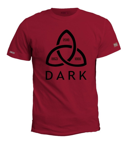 Camiseta Estampada Dark Serie Logo Hombre Irk