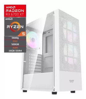 Pc Gamer Ryzen 5600g 16gb Ram Placa De Vídeo Amd Rx 6700xt