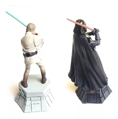 Darth Vader + Luke Skywalker Xadrez Star Wars Chumbo - Escorrega o Preço