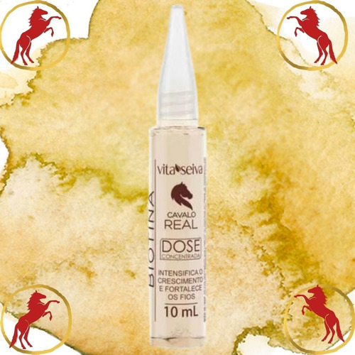 Imagem 2 de 12 de Oléo De Ricino Vegetal+ampola Biotina Cavalo Real Vita Seiva