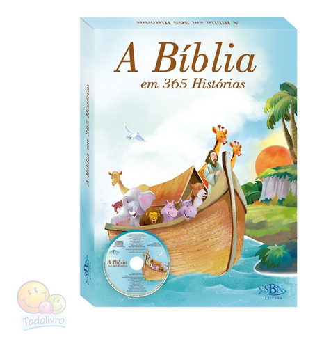 Livro Biblia Em 365 Historias, A | Educação Religiosa Todolivro