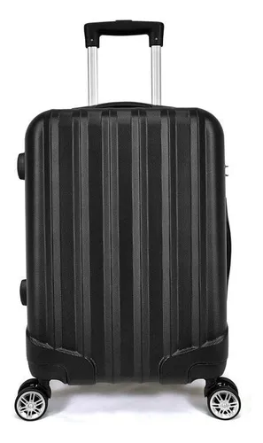 Mala De Bordo Abs 4 Rodas Adventure Fortt Preto - Mab01-pt