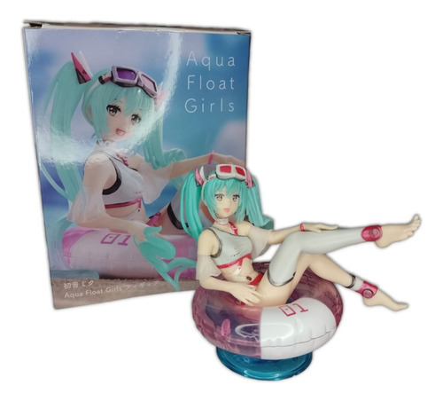 Figura Vocaloid Hatsune Miku Ver. Anillo De Natacion 11cm