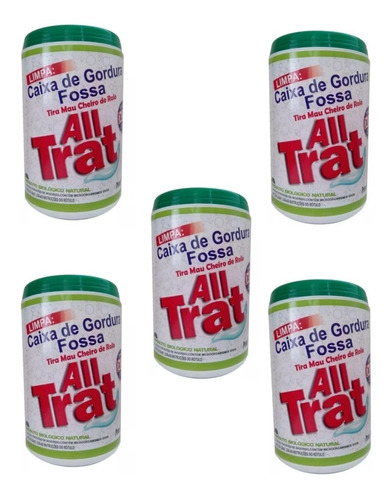 All Trat 2,5 Kg - Enzimas - Limpa Fossa, Caixa De Gordura
