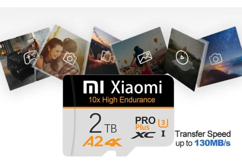 Cartão De Memoria Micro Sd Xiaomi 2tb Pro Plus 4k Câmeras