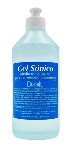 Gel Conductor Ultrasonido Dermik 400ml