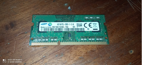 Memoria Ram Ddr3l 4gb 1rx8 Pc3l-12800s Hp Asus Sony Lenovo