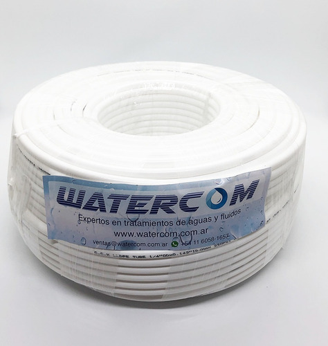 Imagen 2 de 3 de Manguera Para Dispensers O Purificadores De Agua 1/4 100 Mts