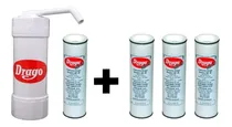 Comprar Purificador Filtro De Agua Drago Mp40 + 3 ( Tres) Filtros De Repuesto Extra Aprobado Anmat Distribuidor Oficial Drago +