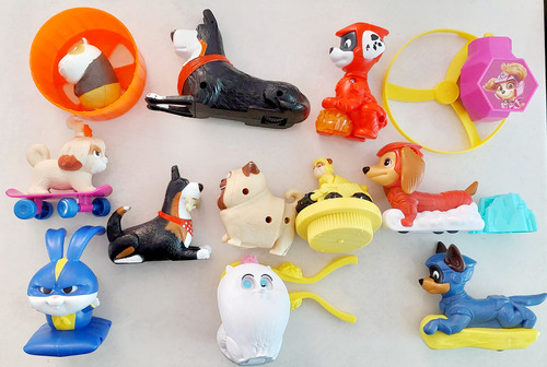 Figuras Paw Patrol Y Vida Secreta Tus Macostas Mcdonald's (Usado)
