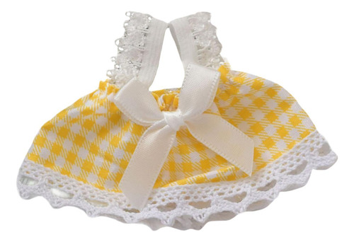 Vestido Sin Mangas De Muñeca De Felpa, Haz Tus Amarillo