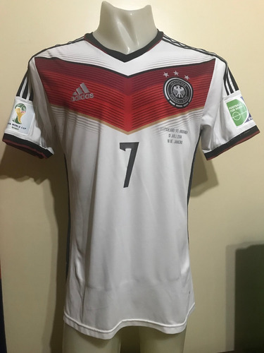 Camiseta Alemania Argentina 2014 Schweinsteiger #7 Adizero L