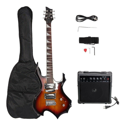 Guitarra Electrica Paquete Completo Glarry Rock Metal