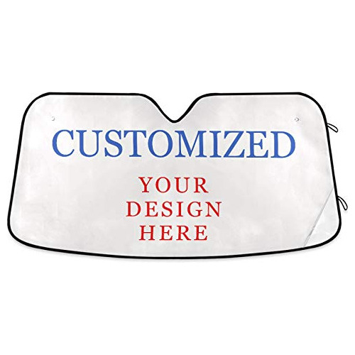 Custom Personalized Photo Car Windshield Sun Shade Blocks Uv