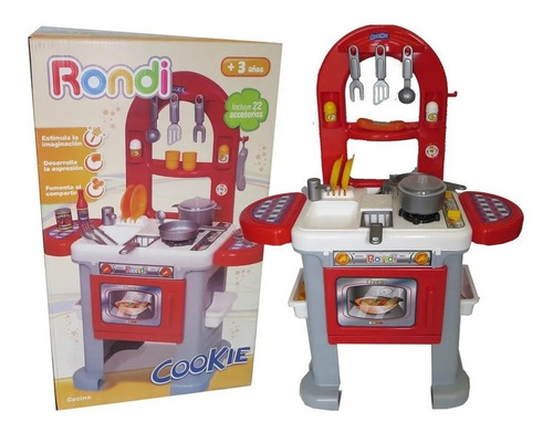 Cocinita Cocinita Infantil Cookie + Accesorios Juguete Rondi