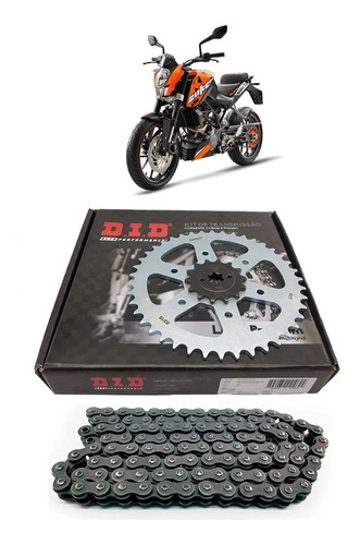 Kit Transmisión 14 42 Ktm Duke Rc 200 Did Brasil - Trapote