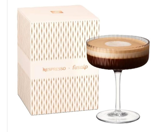 2 Taças Nespresso Barista Festive Glass - Edição Limitada Cor Branco