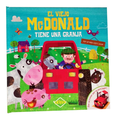 Libro El Viejo Mcdonald Tiene Una Granja Escenario 3d Niños