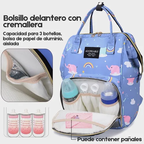 Pañaleras Para Bebes Mochilas De Bebe Viaje Pañalera Bolso Para Biberones  Baby