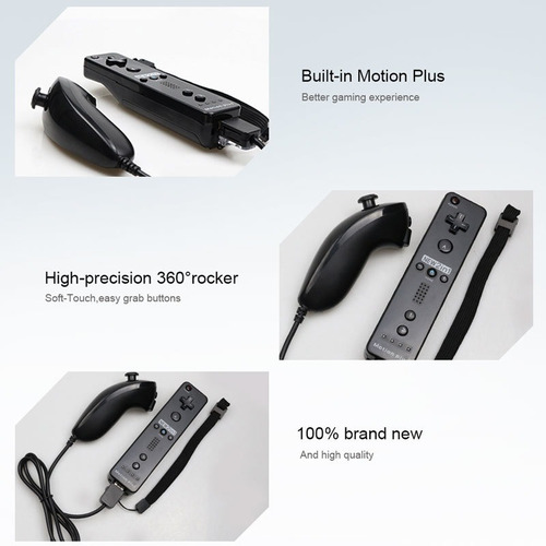 Mando A Distancia Inalámbrico Integrado Motion Plus Para Wii