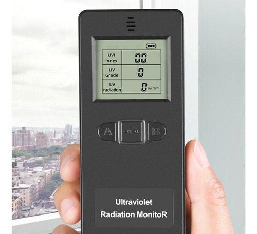 Medidor De Teste De Radiação Ultravioleta Radiômetro De Prot