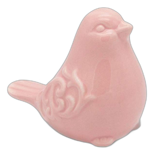 Saideke Hogar Esmaltado Rosa Pequeña Ceramica Gordita Paj