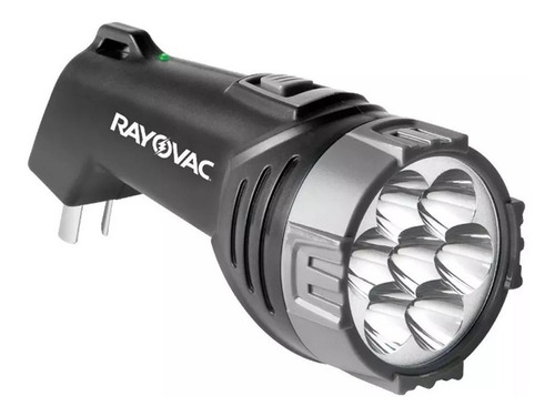 Linterna Led Recargable 7 Led Rayovac Enchufable Pack X4