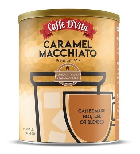 Cafe Caffe D'vita Caramelo Macchiato 453g