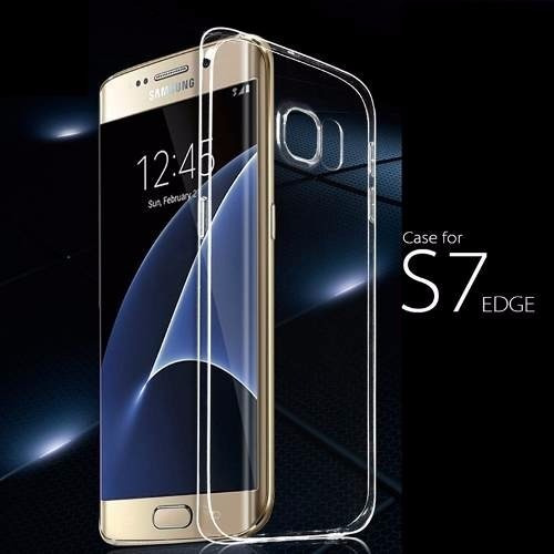 Imagem 1 de 5 de Capinha Capa Case Tpu Transparente Celular Galaxy S7 Edge
