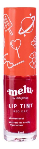 Lip Tint Para Lábios Cores Naturais Super Pigmentação Cor Red Day