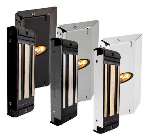 Kit Completo Fechadura Eletromagnética P200 Portas 200kg Ppa