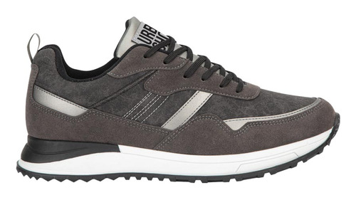 Tenis Urbano Casual Urban Shoes 2420 Gris Oxford Para Hombre