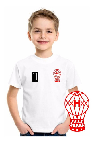 Camiseta Huracan Incluye Gratis Tu Nombre Y Numero Niño