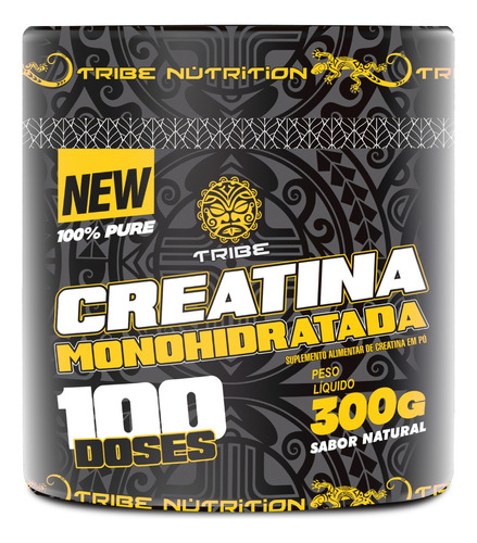 Suplemento Creatina Monohidratada 100% Pura Tribe