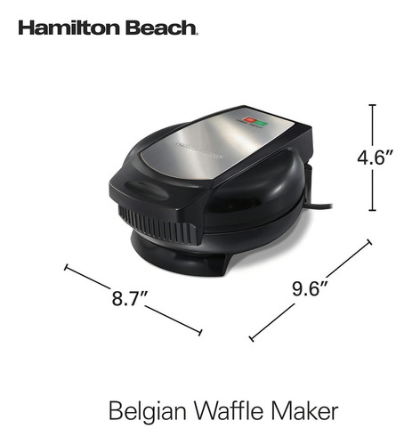 Waflera Belga Hamilton Beach 26071 Negro