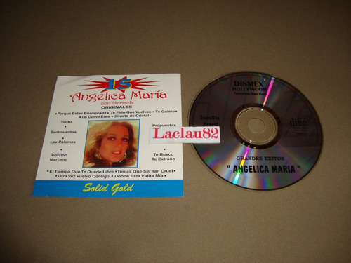Angelica Maria 15 Originales Con Mariachi 97 Prodisc Cd
