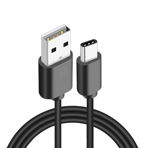 Cable Usb 3.0 1.5m Negro Con Entrada Usb Salida Usb Tipo C