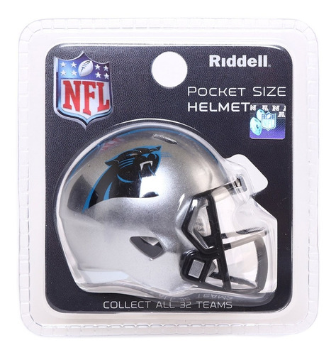 Mini Casco Nfl - Riddell Pocket Size - Carolina Panthers