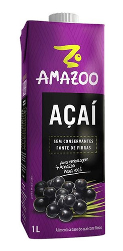 Suco Amazoo Açai Tradicional 1l