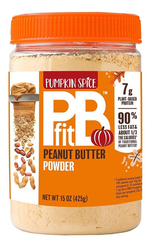 Pb Fit Polvo Mantequilla Cacahuate Pumpkin Spice 425g Import