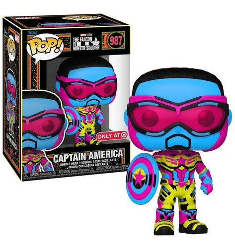 Funko Pop! - Captain America 987 Blacklight - The Falcon