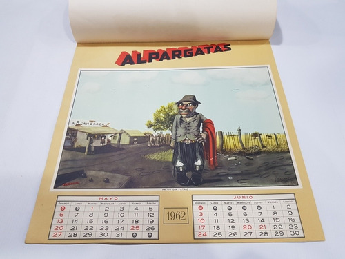 Imagen 6 de 8 de Almanaque Molina Campos 1962 Alpargatas Completo Mag 58618